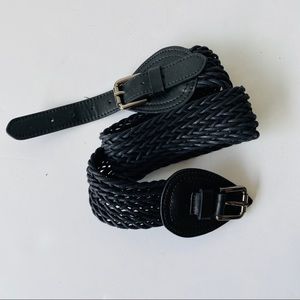 Black Woven Belt